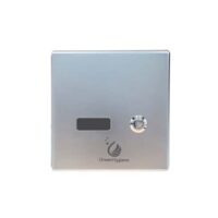 Concealed WC Sensor With Push Button Satin Finish