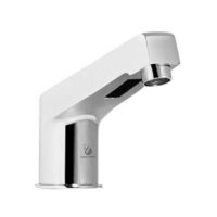 6V DC Brass Chrome Plated Basin Mounted Sensor Tap