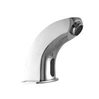 Crome Brass Plated Metal Body Basin Mounted Sensor Tap