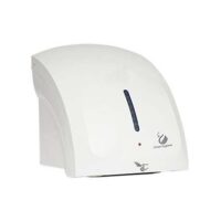 White ABS Casing Hand Dryer With LED